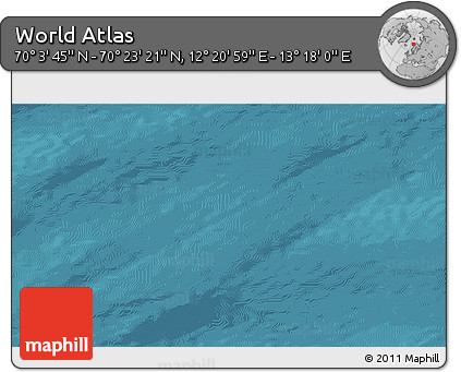 Satellite 3D Map of the Area around 70° 13' 33" N, 12° 49' 29" E