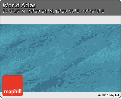 Satellite 3D Map of the Area around 70° 13' 33" N, 12° 49' 29" E