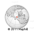 Outline Map of the Area around 70° 13' 33" N, 140° 10' 30" W, rectangular outline