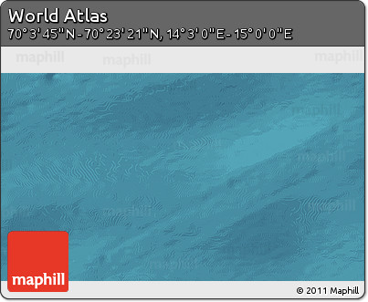Satellite 3D Map of the Area around 70° 13' 33" N, 14° 31' 30" E