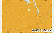 Political Map of the area around 70° 13' 33" N, 151° 13' 29" W