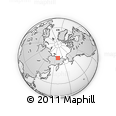Outline Map of the Area around 70° 13' 33" N, 160° 43' 29" E, rectangular outline