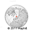 Outline Map of the Area around 70° 13' 33" N, 18° 46' 29" E, rectangular outline