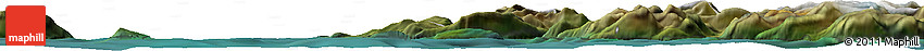 Satellite Horizon Map of the Area around 70° 13' 33" N, 21° 19' 30" E
