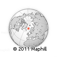 Outline Map of the Area around 70° 13' 33" N, 2° 28' 30" W, rectangular outline