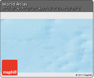 Physical 3D Map of the Area around 70° 13' 33" N, 34° 4' 30" E