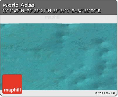 Satellite 3D Map of the Area around 70° 13' 33" N, 34° 4' 30" E