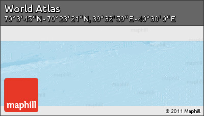 Physical Panoramic Map of the Area around 70° 13' 33" N, 40° 1' 29" E
