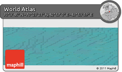 Satellite Panoramic Map of the Area around 70° 13' 33" N, 43° 25' 29" E