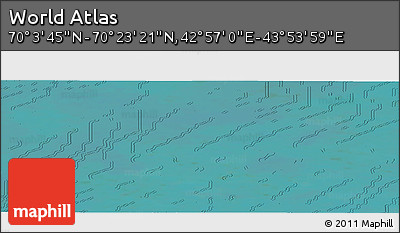 Satellite Panoramic Map of the Area around 70° 13' 33" N, 43° 25' 29" E