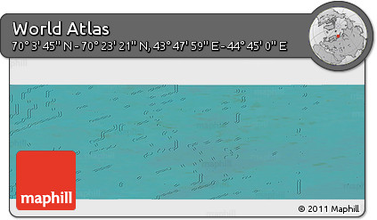 Satellite Panoramic Map of the Area around 70° 13' 33" N, 44° 16' 29" E