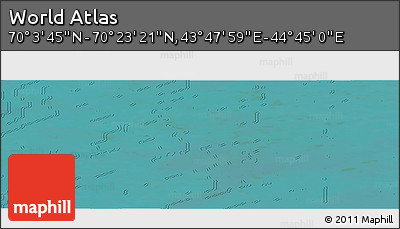 Satellite Panoramic Map of the Area around 70° 13' 33" N, 44° 16' 29" E