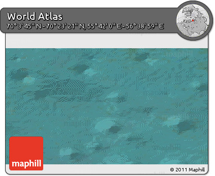 Satellite 3D Map of the Area around 70° 13' 33" N, 56° 10' 29" E