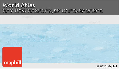 Physical Panoramic Map of the Area around 70° 13' 33" N, 56° 10' 29" E