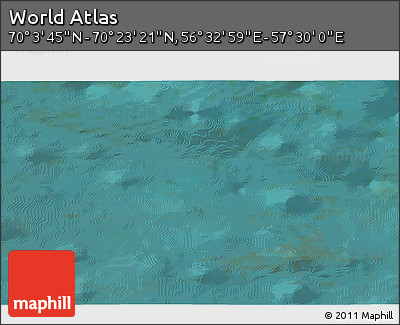 Satellite 3D Map of the Area around 70° 13' 33" N, 57° 1' 29" E