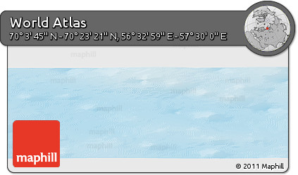 Physical Panoramic Map of the Area around 70° 13' 33" N, 57° 1' 29" E