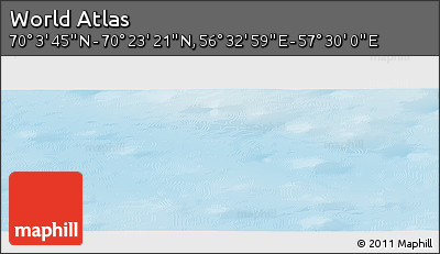 Physical Panoramic Map of the Area around 70° 13' 33" N, 57° 1' 29" E