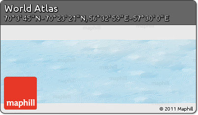 Physical Panoramic Map of the Area around 70° 13' 33" N, 57° 1' 29" E