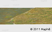 Satellite Panoramic Map of the area around 70° 13' 33" N, 74° 1' 30" E