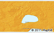 Political 3D Map of the area around 70° 13' 33" N, 87° 37' 30" E