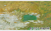 Satellite 3D Map of the area around 70° 13' 33" N, 87° 37' 30" E