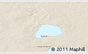 Shaded Relief 3D Map of the area around 70° 13' 33" N, 87° 37' 30" E