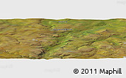 Satellite Panoramic Map of the area around 70° 13' 33" N, 97° 49' 29" E