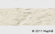 Shaded Relief Panoramic Map of the area around 70° 13' 33" N, 97° 49' 29" E