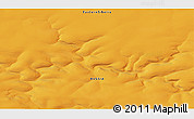 Political 3D Map of the area around 70° 31' 2" N, 108° 1' 30" E