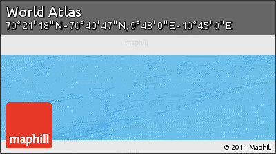Physical Panoramic Map of the Area around 70° 31' 2" N, 10° 16' 30" E