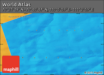 Political Map of the Area around 70° 31' 2" N, 110° 34' 29" E