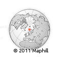 Outline Map of the Area around 70° 31' 2" N, 13° 40' 30" E, rectangular outline