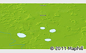 Physical 3D Map of the area around 70° 31' 2" N, 154° 46' 30" E