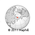 Outline Map of the Area around 70° 31' 2" N, 160° 43' 29" E, rectangular outline