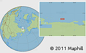 Savanna Style Location Map of the area around 70° 31' 2" N, 164° 58' 29" E