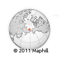 Outline Map of the Area around 70° 31' 2" N, 177° 43' 29" E, rectangular outline