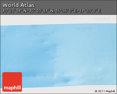 Physical 3D Map of the Area around 70° 31' 2" N, 17° 4' 30" E