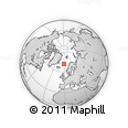 Outline Map of the Area around 70° 31' 2" N, 1° 37' 30" W, rectangular outline