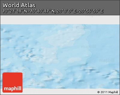 Political 3D Map of the Area around 70° 31' 2" N, 20° 28' 30" E