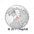 Outline Map of the Area around 70° 31' 2" N, 21° 19' 30" E, rectangular outline