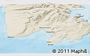 Shaded Relief 3D Map of Ittoqqortoormiit