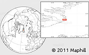 Blank Location Map of Ittoqqortoormiit