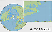 Savanna Style Location Map of Ittoqqortoormiit