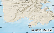 Shaded Relief Map of Ittoqqortoormiit
