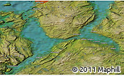Satellite Map of the area around 70° 31' 2" N, 23° 52' 30" E
