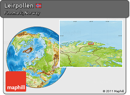 Physical Location Map of Leirpollen