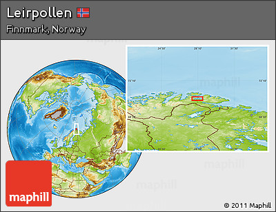 Physical Location Map of Leirpollen