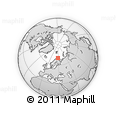 Outline Map of the Area around 70° 31' 2" N, 28° 7' 30" E, rectangular outline