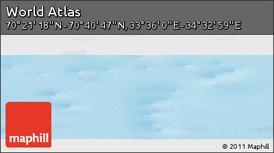 Physical Panoramic Map of the Area around 70° 31' 2" N, 34° 4' 30" E