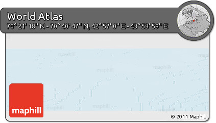 Physical Panoramic Map of the Area around 70° 31' 2" N, 43° 25' 29" E